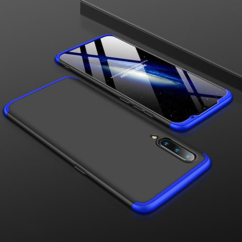 Hard Rigid Plastic Matte Finish Front and Back Cover Case 360 Degrees M01 for Xiaomi Mi 9 Pro Blue and Black