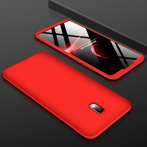 Hard Rigid Plastic Matte Finish Front and Back Cover Case 360 Degrees M01 for Xiaomi Redmi 8A Red