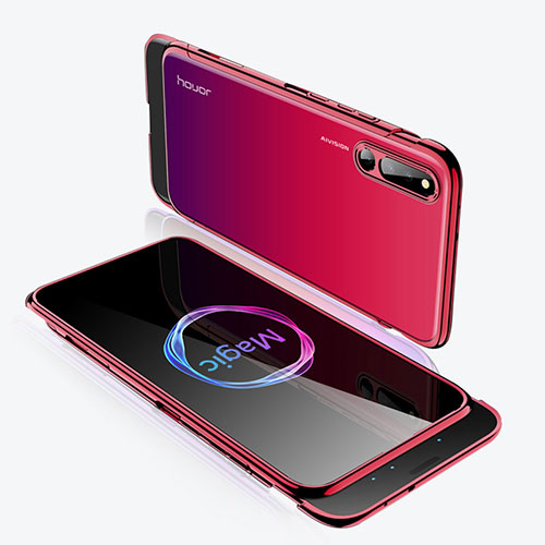 Hard Rigid Plastic Matte Finish Front and Back Cover Case 360 Degrees M02 for Huawei Honor Magic 2 Red