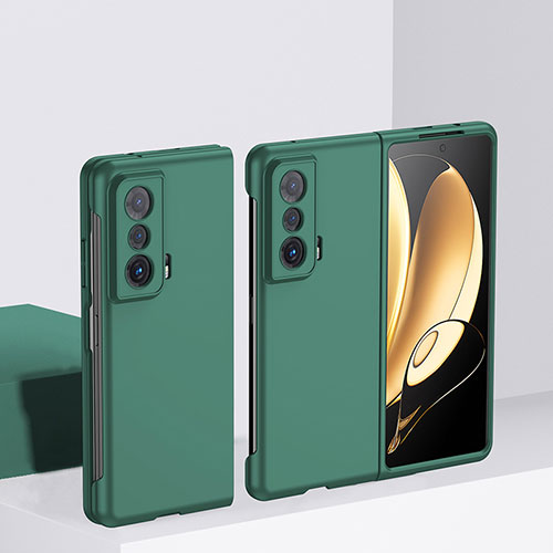 Hard Rigid Plastic Matte Finish Front and Back Cover Case 360 Degrees QH1 for Huawei Honor Magic Vs 5G Green