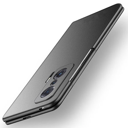 Hard Rigid Plastic Matte Finish Front and Back Cover Case 360 Degrees YK1 for Huawei Honor Magic Vs 5G Black