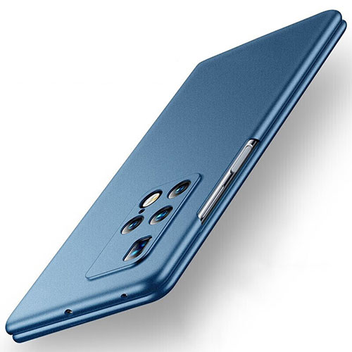 Hard Rigid Plastic Matte Finish Front and Back Cover Case 360 Degrees YK1 for Huawei Mate X2 Blue