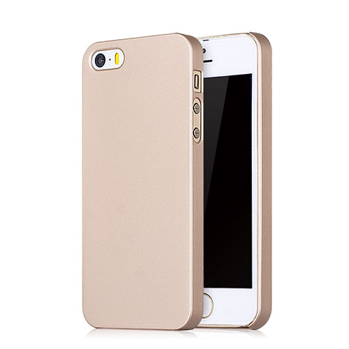 Hard Rigid Plastic Matte Finish Snap On Case for Apple iPhone 5 Rose Gold