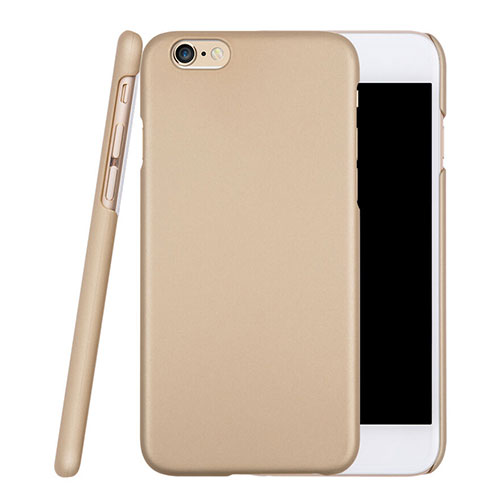 Hard Rigid Plastic Matte Finish Snap On Case for Apple iPhone 6 Gold