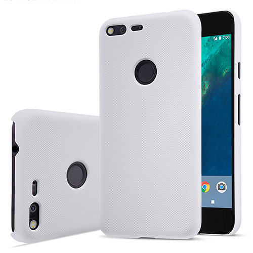 Hard Rigid Plastic Matte Finish Snap On Case for Google Pixel White