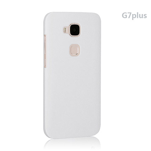 Hard Rigid Plastic Matte Finish Snap On Case for Huawei G8 White