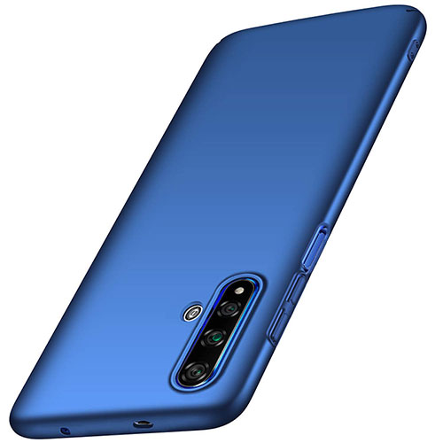 Hard Rigid Plastic Matte Finish Snap On Case for Huawei Honor 20 Blue