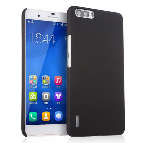 Hard Rigid Plastic Matte Finish Snap On Case for Huawei Honor 6 Plus Black