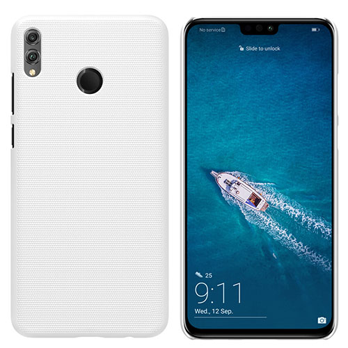 Hard Rigid Plastic Matte Finish Snap On Case for Huawei Honor 8X White