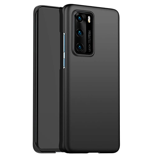 Hard Rigid Plastic Matte Finish Snap On Case for Huawei P40 Black