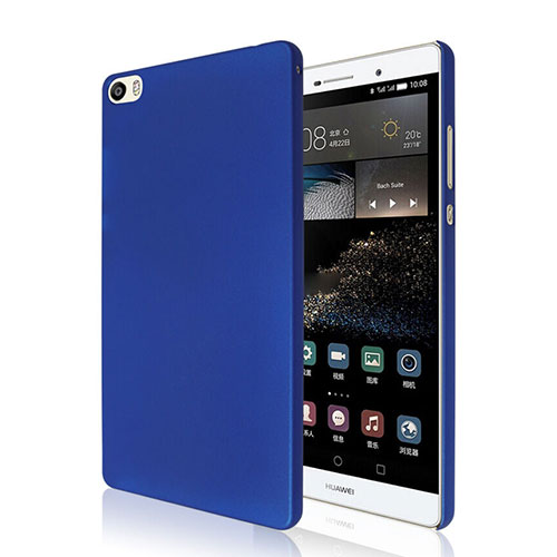 Hard Rigid Plastic Matte Finish Snap On Case for Huawei P8 Max Blue