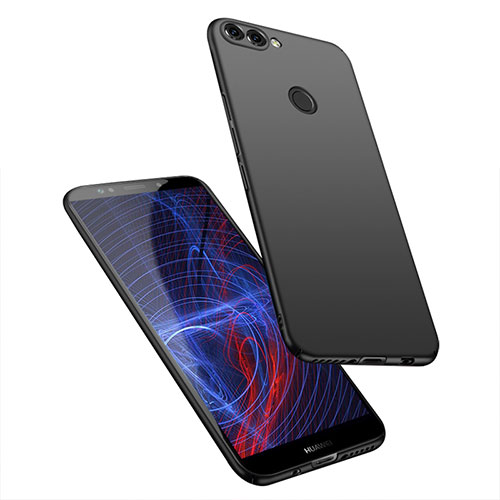 Hard Rigid Plastic Matte Finish Snap On Case for Huawei Y9 (2018) Black