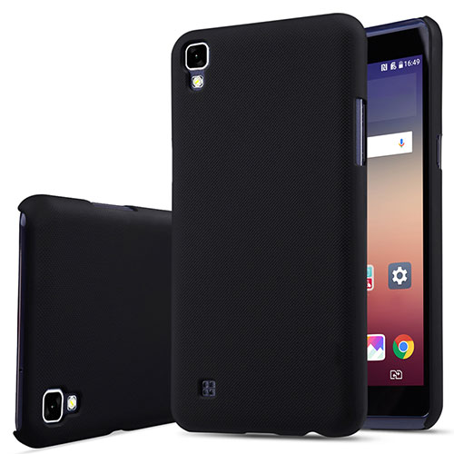 Hard Rigid Plastic Matte Finish Snap On Case for LG X Power Black