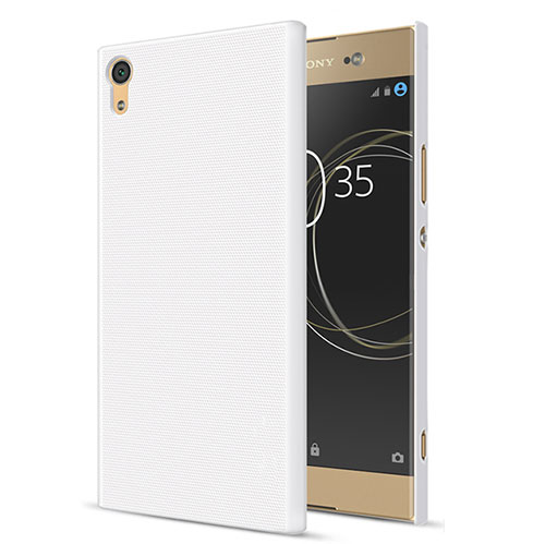 Hard Rigid Plastic Matte Finish Snap On Case for Sony Xperia XA1 Ultra White