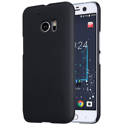 Hard Rigid Plastic Matte Finish Snap On Case M01 for HTC 10 One M10 Black