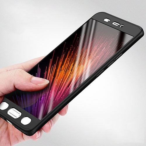 Hard Rigid Plastic Matte Finish Snap On Case M01 for Xiaomi Mi 5 Black