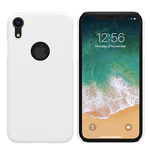 Hard Rigid Plastic Matte Finish Snap On Case M02 for Apple iPhone XR White