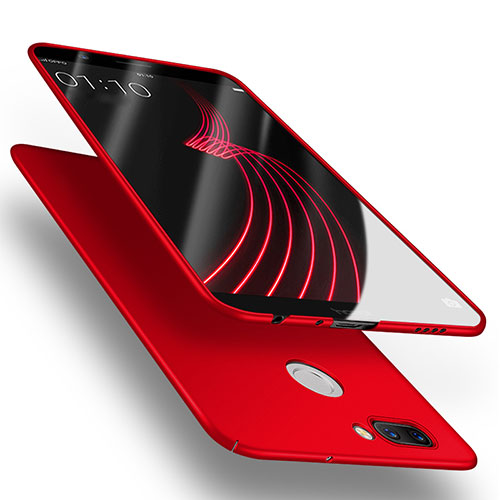 Hard Rigid Plastic Matte Finish Snap On Case M02 for Huawei Nova 2 Plus Red