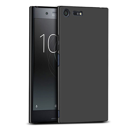 Hard Rigid Plastic Matte Finish Snap On Case M02 for Sony Xperia XZ Premium Black