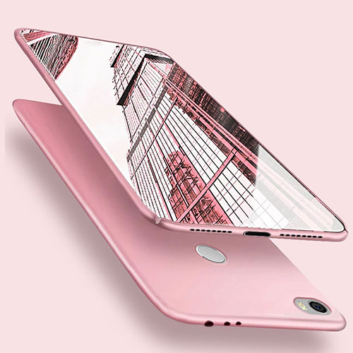 Hard Rigid Plastic Matte Finish Snap On Case M02 for Xiaomi Mi Max Pink