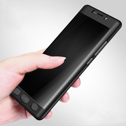 Hard Rigid Plastic Matte Finish Snap On Case M02 for Xiaomi Mi Note 2 Special Edition Black