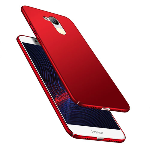 Hard Rigid Plastic Matte Finish Snap On Case M04 for Huawei Honor 6C Pro Red