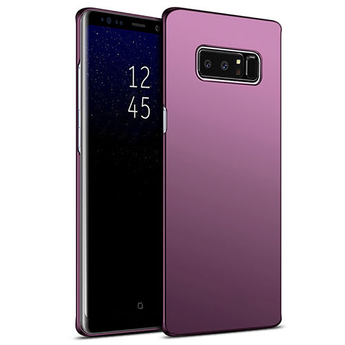 Hard Rigid Plastic Matte Finish Snap On Case M09 for Samsung Galaxy Note 8 Duos N950F Purple