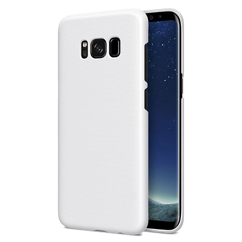 Hard Rigid Plastic Matte Finish Snap On Case P01 for Samsung Galaxy S8 Plus White