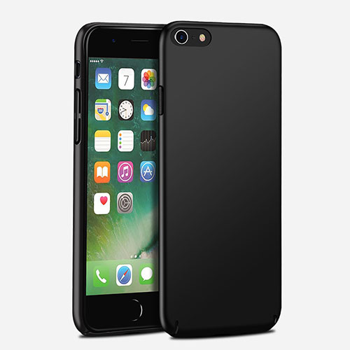 Hard Rigid Plastic Matte Finish Snap On Case P07 for Apple iPhone 6 Plus Black