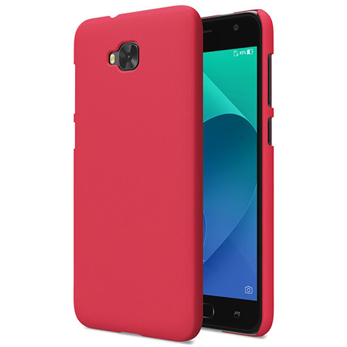 Hard Rigid Plastic Matte Finish Snap On Cover for Asus Zenfone 4 Selfie ZD553KL Red