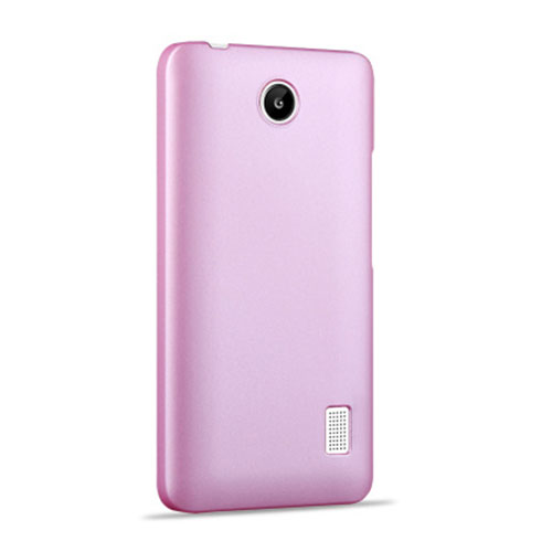 Hard Rigid Plastic Matte Finish Snap On Cover for Huawei Ascend Y635 Dual SIM Pink