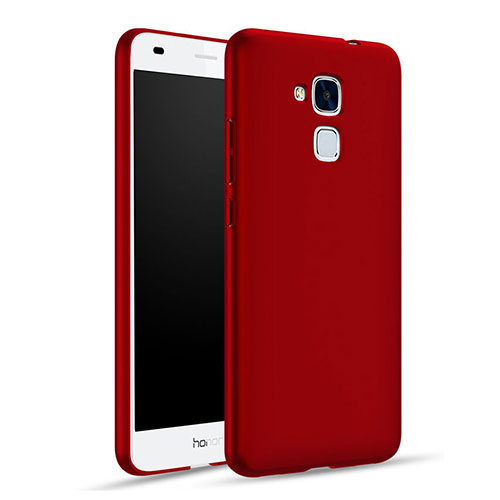 Hard Rigid Plastic Matte Finish Snap On Cover for Huawei Honor 5C Red