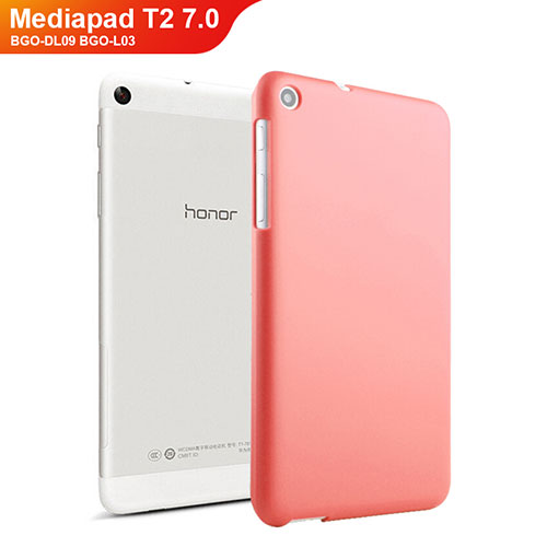 Hard Rigid Plastic Matte Finish Snap On Cover for Huawei Mediapad T2 7.0 BGO-DL09 BGO-L03 Red