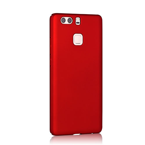 Hard Rigid Plastic Matte Finish Snap On Cover for Huawei P9 Plus Red