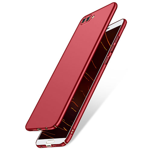 Hard Rigid Plastic Matte Finish Snap On Cover M03 for Huawei Honor View 10 Red