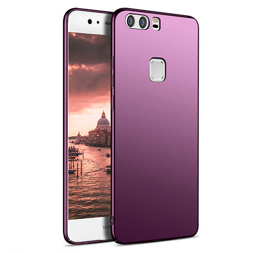 Hard Rigid Plastic Matte Finish Snap On Cover M09 for Huawei P9 Plus Purple