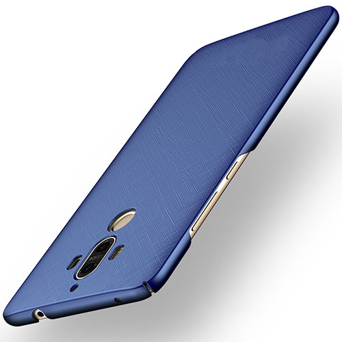 Hard Rigid Plastic Matte Finish Twill Snap On Case Cover for Huawei Mate 9 Blue