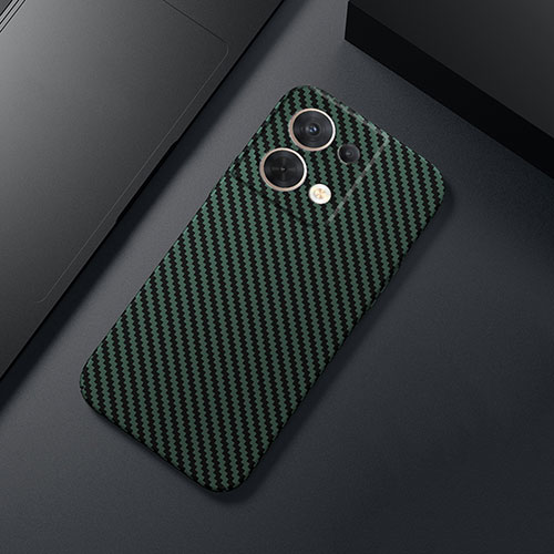 Hard Rigid Plastic Matte Finish Twill Snap On Case Cover for Xiaomi Redmi Note 13 Pro 5G Green