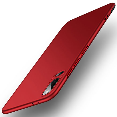 Hard Rigid Plastic Quicksand Cover Case for Huawei Honor Magic 2 Red