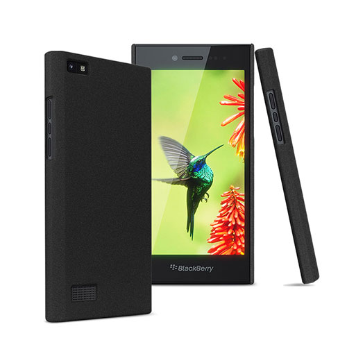 Hard Rigid Plastic Quicksand Cover for Blackberry Leap Black