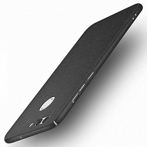 Hard Rigid Plastic Quicksand Cover for Huawei Nova 2 Plus Black