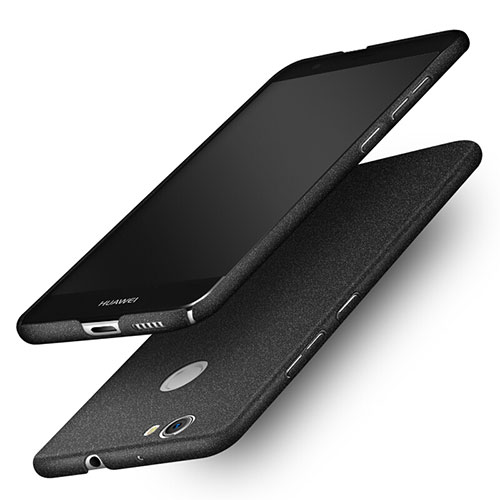 Hard Rigid Plastic Quicksand Cover for Huawei Nova Black