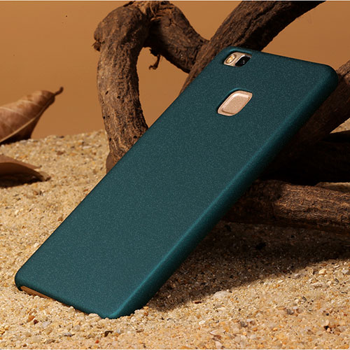 Hard Rigid Plastic Quicksand Cover for Huawei P9 Lite Blue