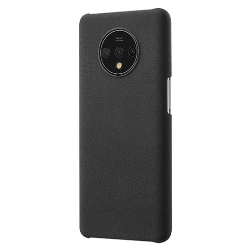 Hard Rigid Plastic Quicksand Cover for OnePlus 7T Black