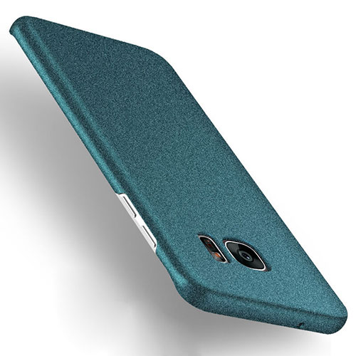 Hard Rigid Plastic Quicksand Cover for Samsung Galaxy S7 Edge G935F Green