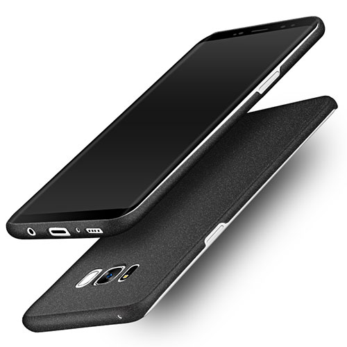 Hard Rigid Plastic Quicksand Cover for Samsung Galaxy S8 Plus Black