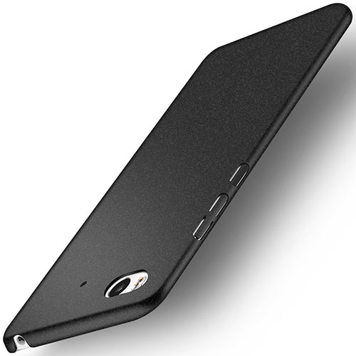 Hard Rigid Plastic Quicksand Cover for Xiaomi Mi 5S Black