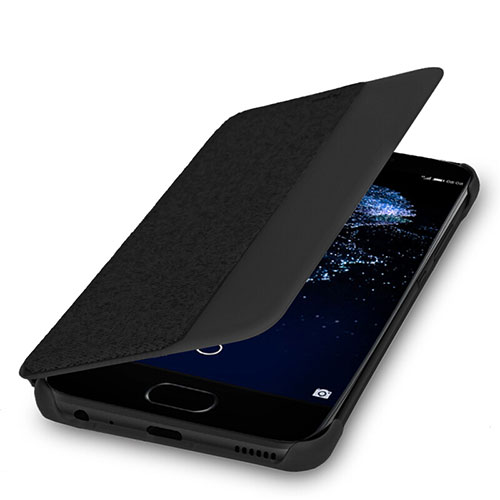 Leather Case Flip Cover for Huawei P10 Black