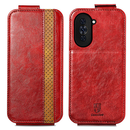 Leather Case Flip Cover Vertical for Huawei Nova 10 Pro Red