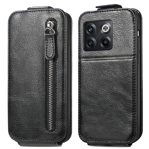 Leather Case Flip Cover Vertical for OnePlus Ace Pro 5G Black